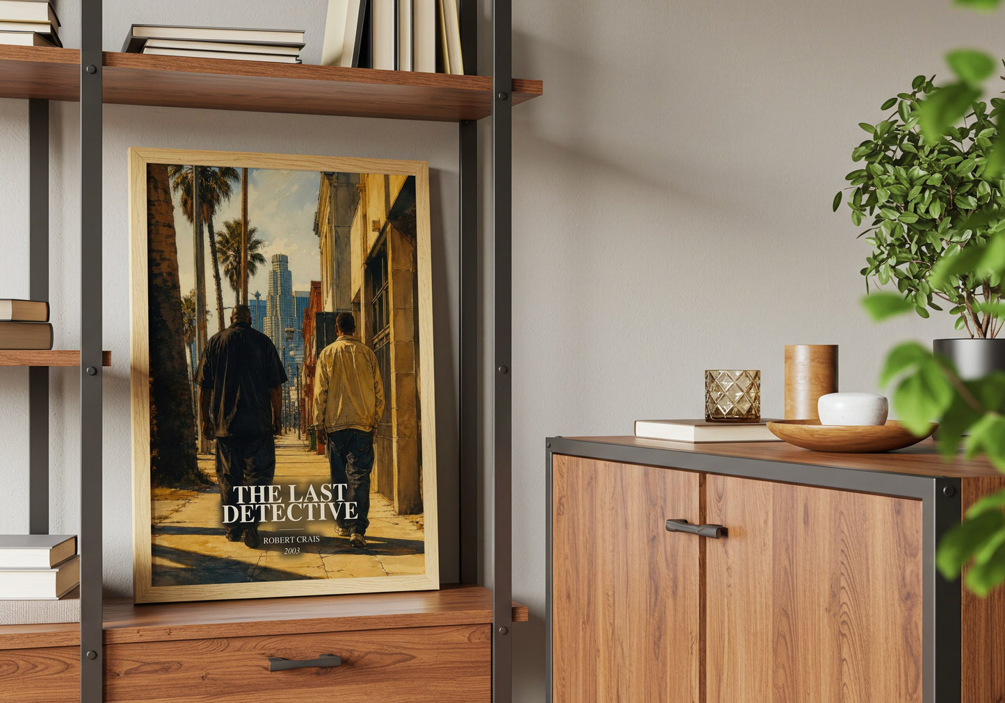 The Last Detective book watercolour illustration paper finish options – matte satin gloss