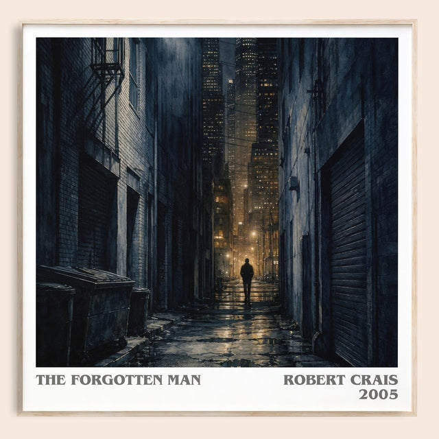 The Forgotten Man Literary Art Print by Robert Crais