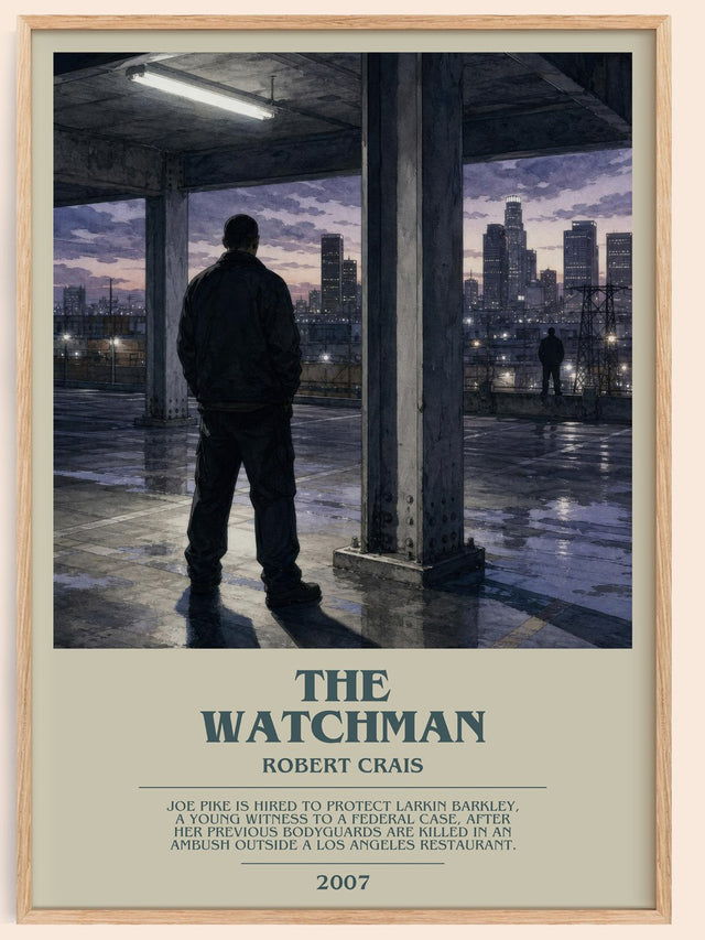 The Watchman Bookish Wall Art by Robert Crais