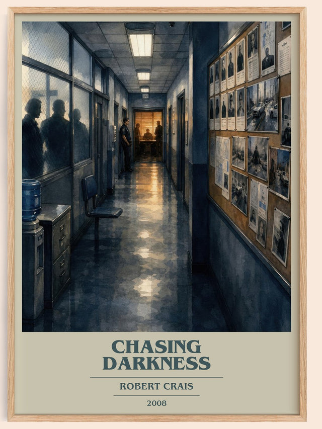 Chasing Darkness Book Cover Poster by Robert Crais