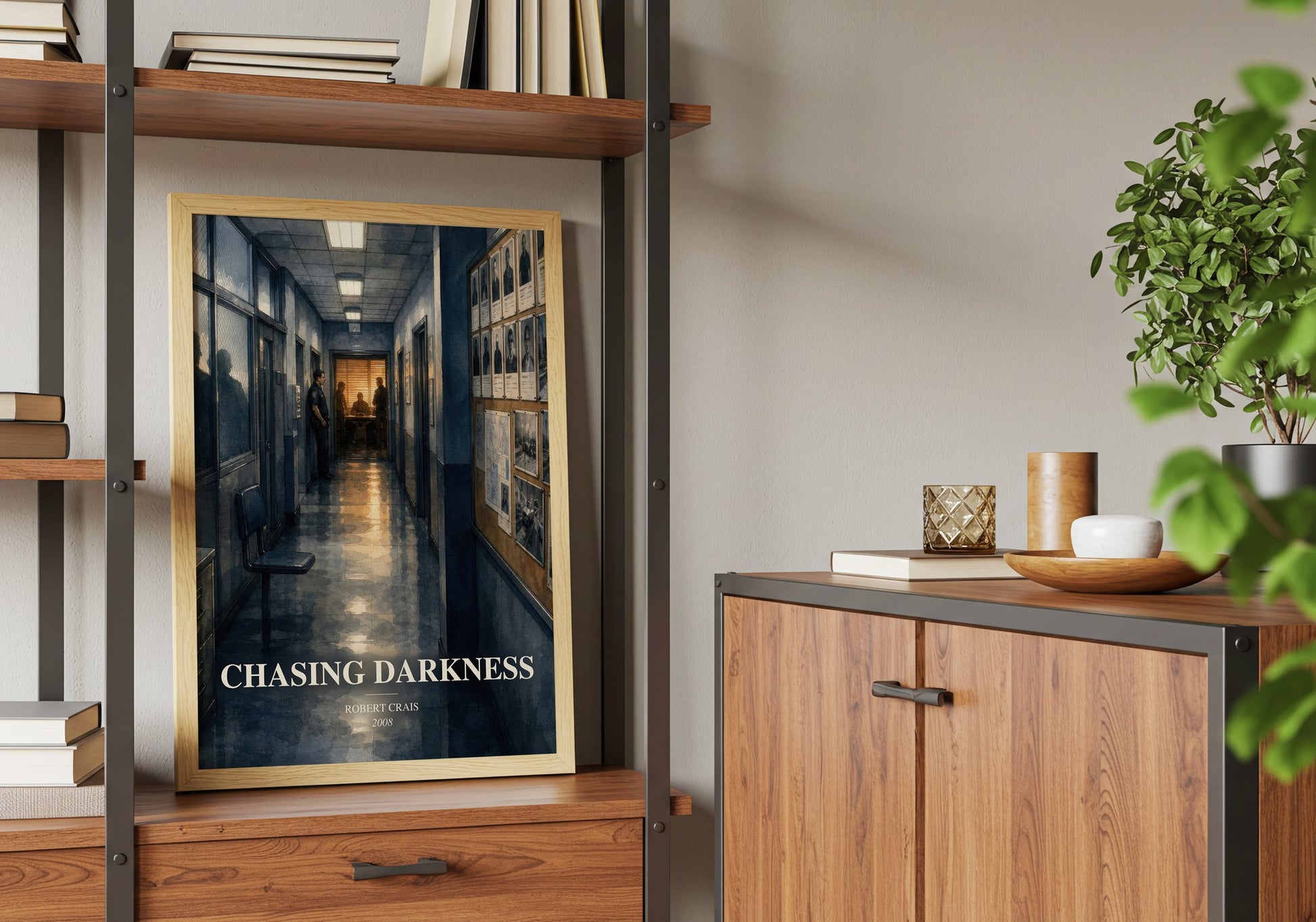 Chasing Darkness book watercolour illustration paper finish options – matte satin gloss