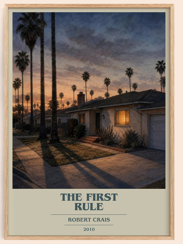 The First Rule Book Cover Poster by Robert Crais
