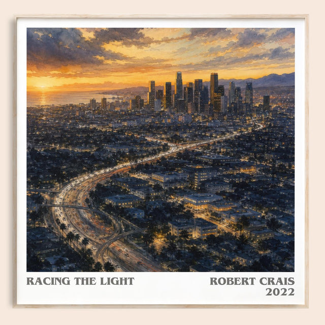 Racing The Light Literary Art Print by Robert Crais