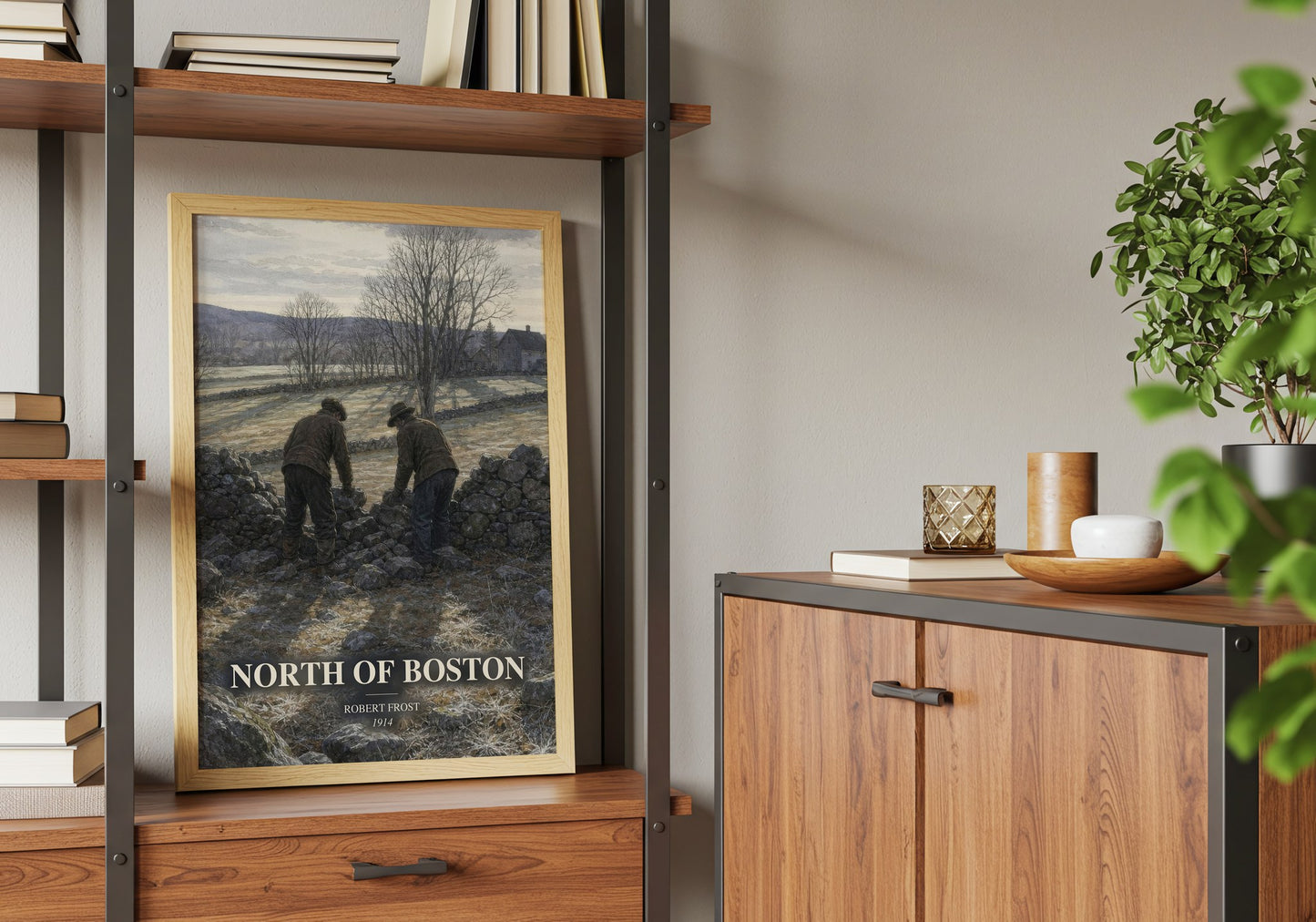 North Of Boston book watercolour illustration paper finish options – matte satin gloss