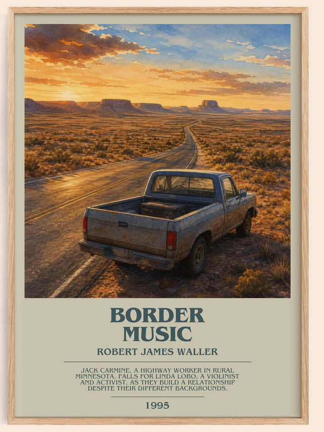 Border Music Bookish Wall Art by Robert James Waller