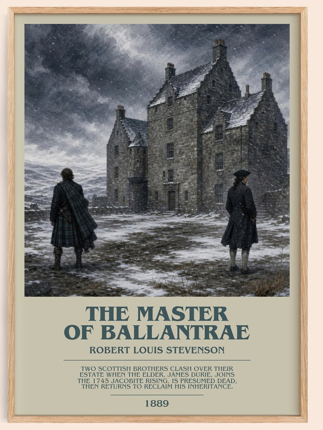 The Master Of Ballantrae Bookish Wall Art by Robert Louis Stevenson