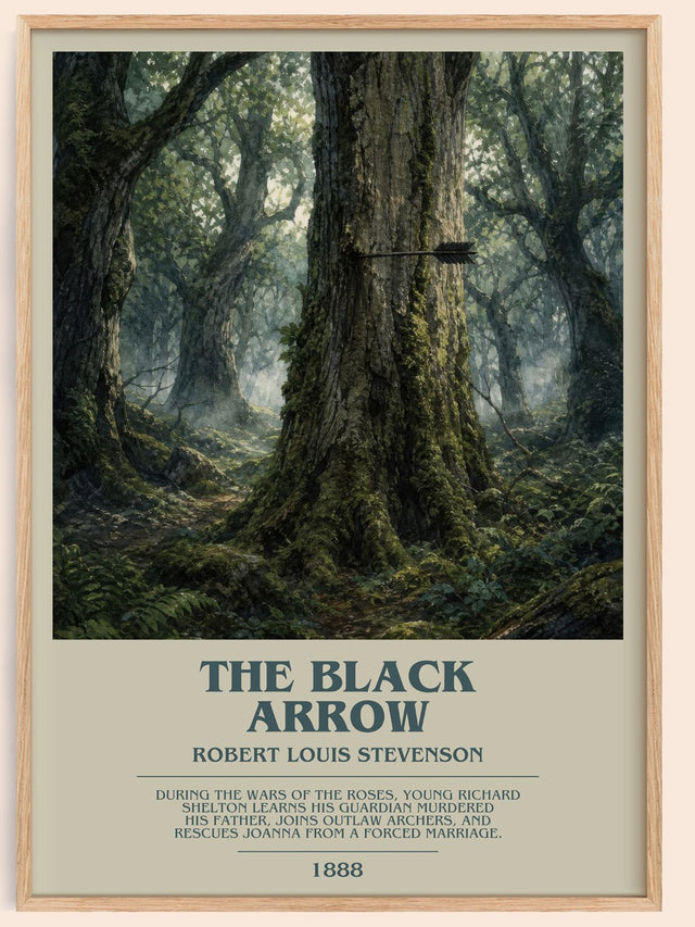 The Black Arrow Bookish Wall Art by Robert Louis Stevenson
