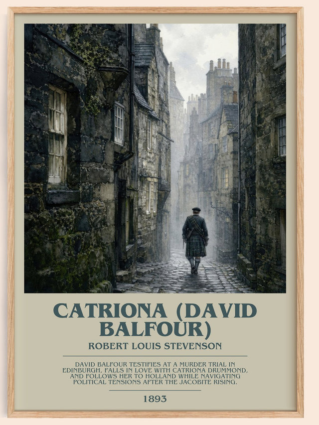 Catriona (David Balfour) Bookish Wall Art by Robert Louis Stevenson