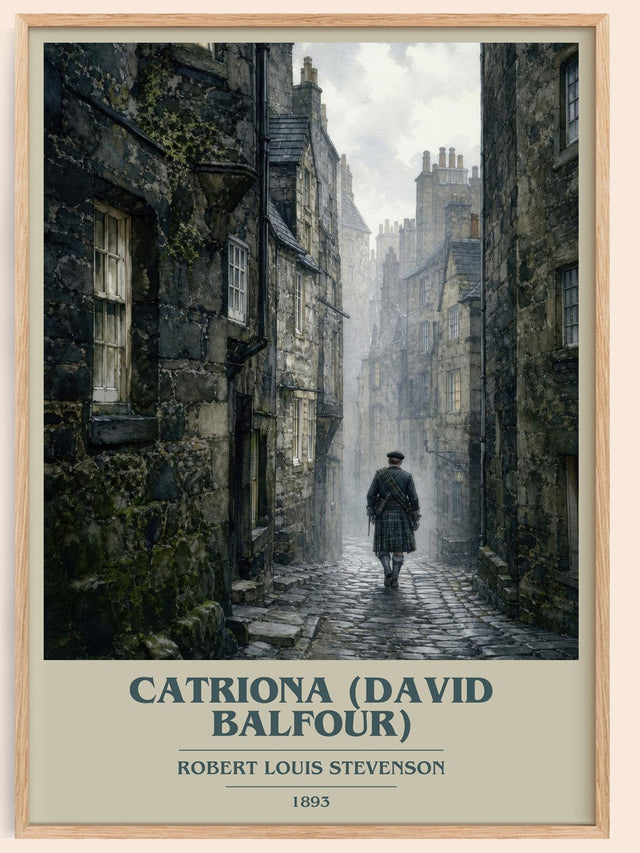 Catriona (David Balfour) Book Cover Poster by Robert Louis Stevenson