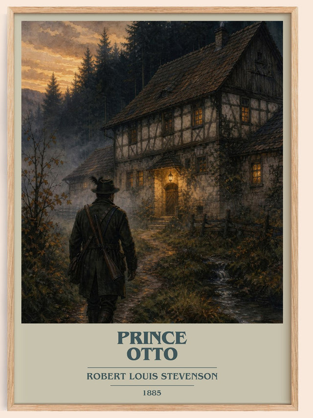 Prince Otto Book Cover Poster by Robert Louis Stevenson