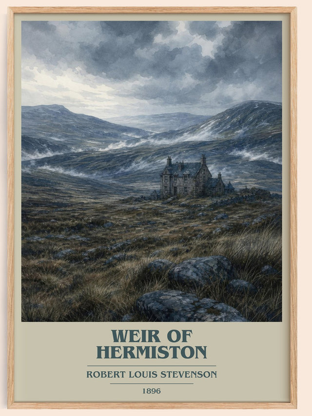 Weir Of Hermiston Book Cover Poster by Robert Louis Stevenson