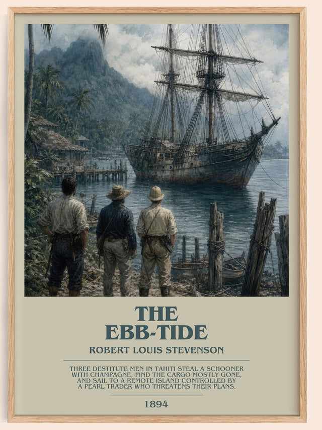 The Ebb-Tide Bookish Wall Art by Robert Louis Stevenson