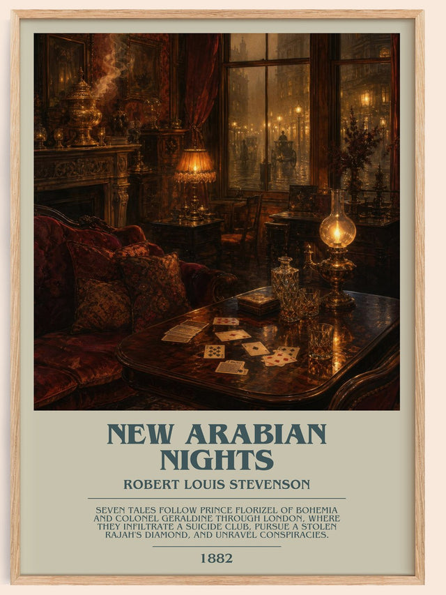 New Arabian Nights Bookish Wall Art by Robert Louis Stevenson