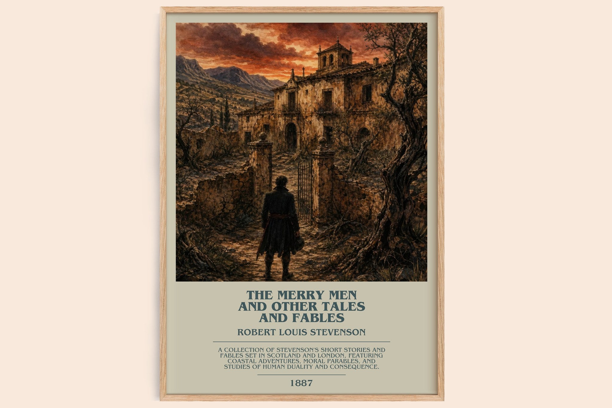 Merry Men And Other Tales And Fables Bookish Wall Art by R. Stevenson