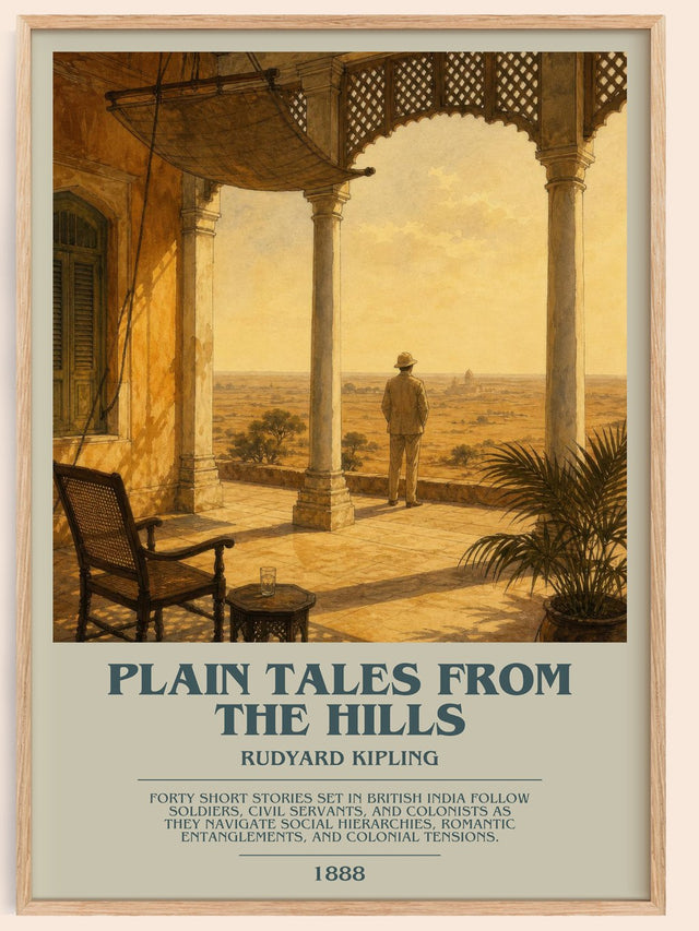 Plain Tales From The Hills Bookish Wall Art by Rudyard Kipling