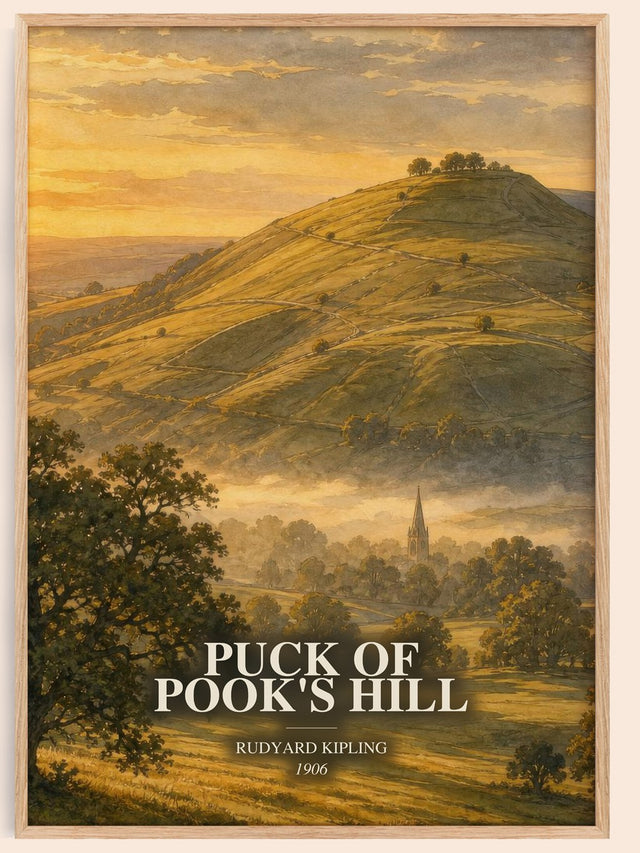 Puck Of Pook'S Hill Book Watercolour Illustration by Rudyard Kipling