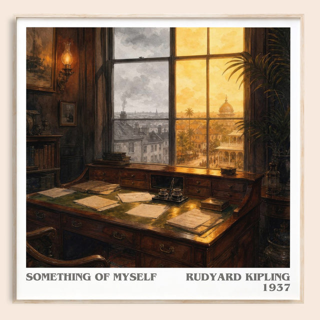 Something Of Myself Literary Art Print by Rudyard Kipling