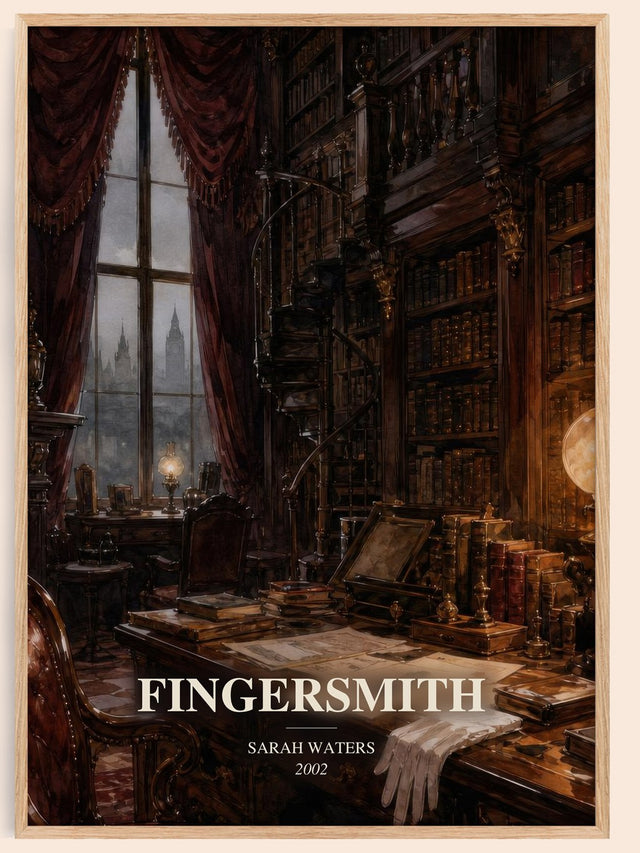 Fingersmith Book Watercolour Illustration by Sarah Waters
