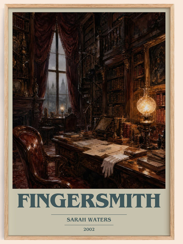 Fingersmith Book Cover Poster by Sarah Waters