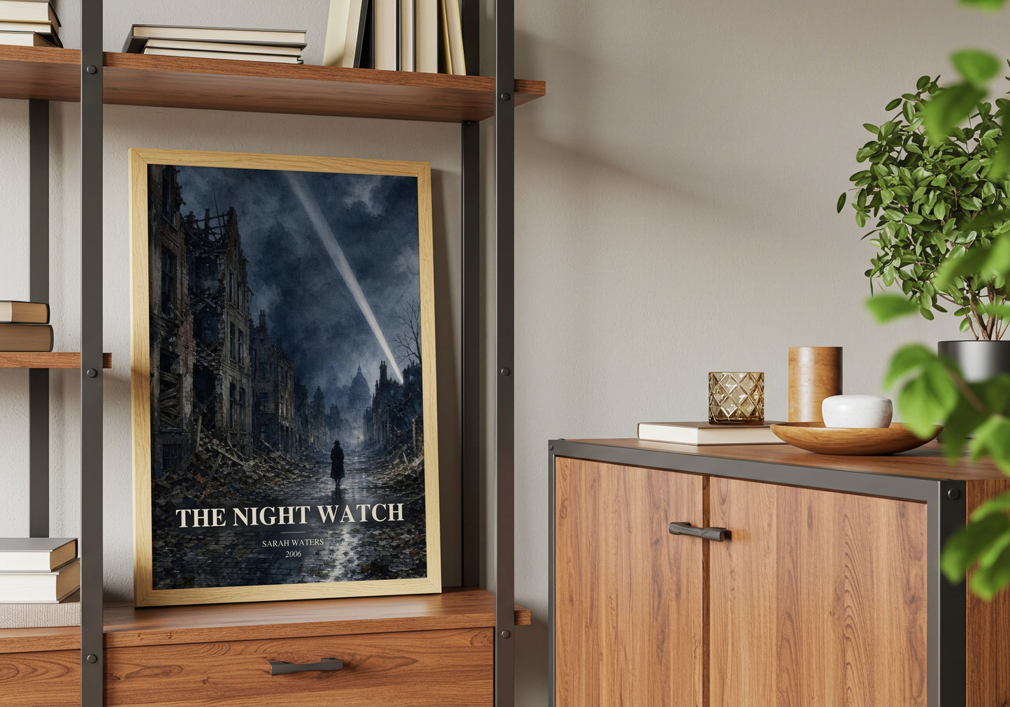 The Night Watch book watercolour illustration paper finish options – matte satin gloss