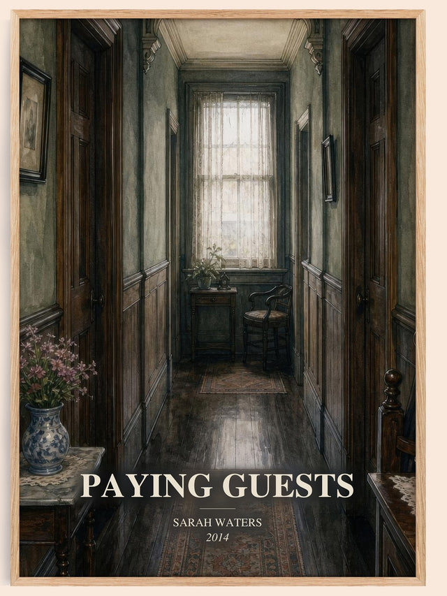Paying Guests Book Watercolour Illustration by Sarah Waters