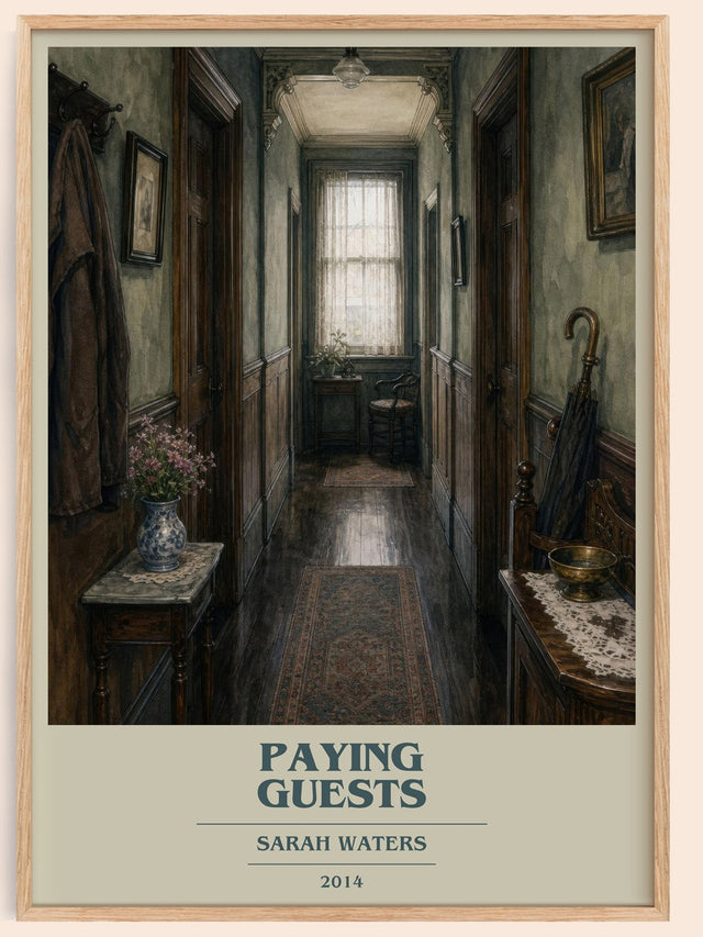 Paying Guests Book Cover Poster by Sarah Waters