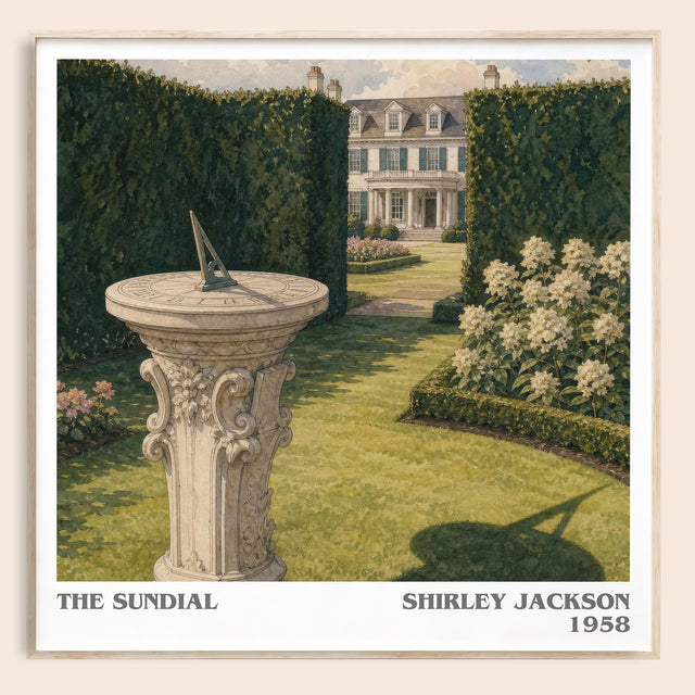 The Sundial Literary Art Print by Shirley Jackson