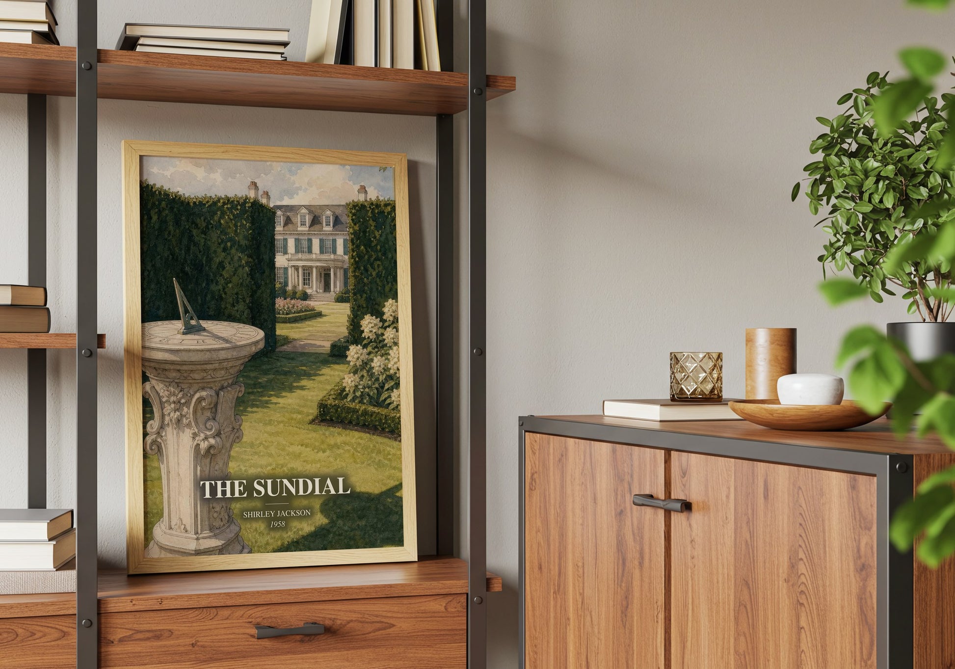 The Sundial book watercolour illustration paper finish options – matte satin gloss