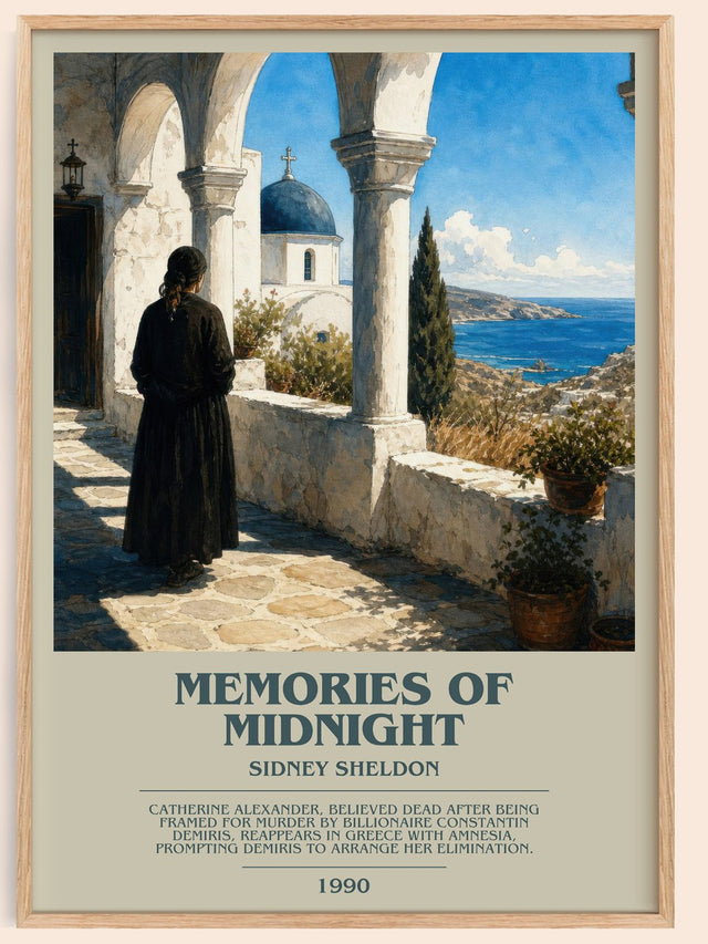 Memories Of Midnight Bookish Wall Art by Sidney Sheldon