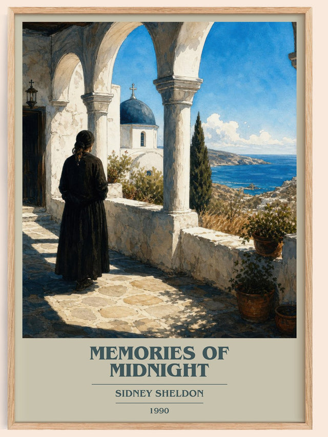 Memories Of Midnight Book Cover Poster by Sidney Sheldon