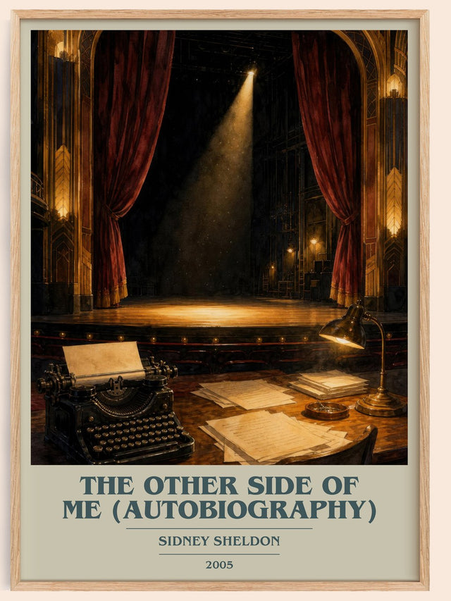 Other Side Of Me (Autobiography) Book Cover Poster by Sidney Sheldon
