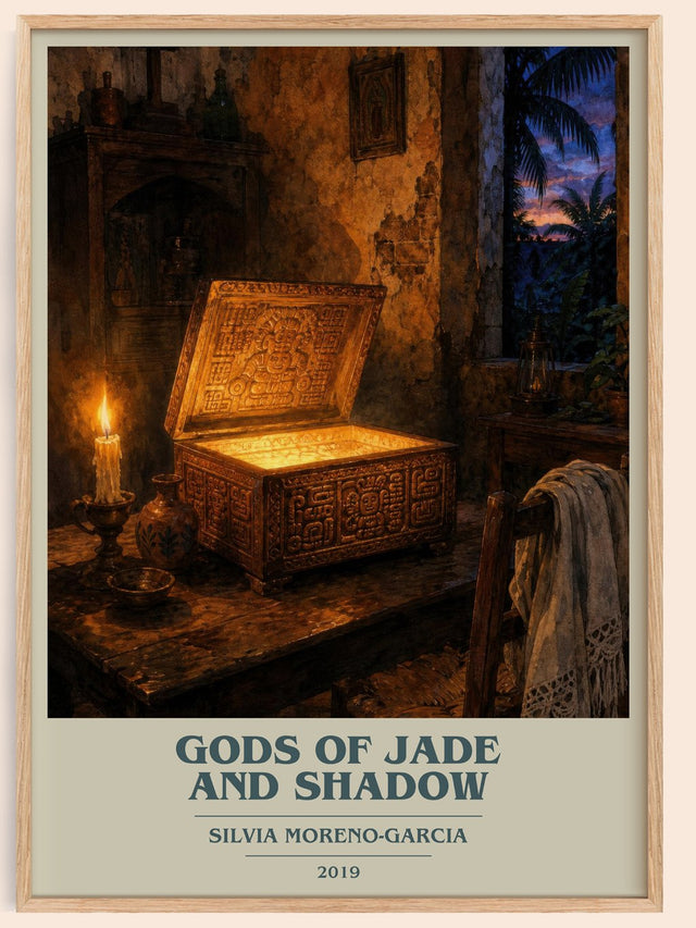 Gods Of Jade And Shadow Book Cover Poster by Silvia Moreno-Garcia