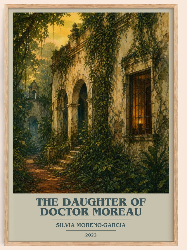 Daughter Of Doctor Moreau Book Cover Poster by Silvia Moreno-Garcia