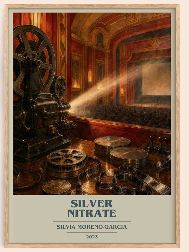 Silver Nitrate Book Cover Poster by Silvia Moreno-Garcia