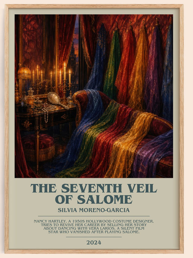 The Seventh Veil Of Salome Bookish Wall Art by Silvia Moreno-Garcia