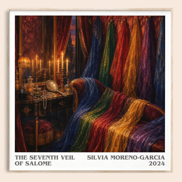 The Seventh Veil Of Salome Literary Art Print by Silvia Moreno-Garcia