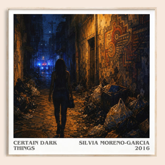 Certain Dark Things Literary Art Print by Silvia Moreno-Garcia