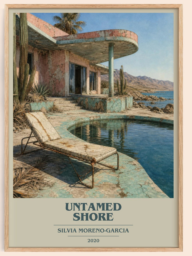 Untamed Shore Book Cover Poster by Silvia Moreno-Garcia