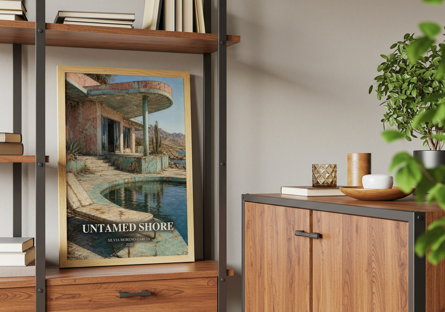 Untamed Shore book watercolour illustration paper finish options – matte satin gloss
