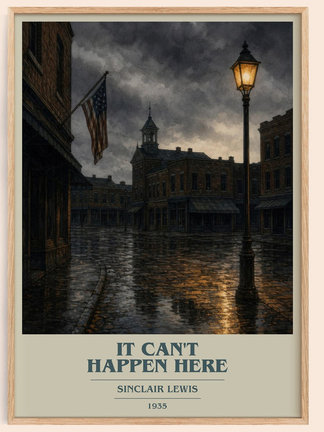It Can'T Happen Here Book Cover Poster by Sinclair Lewis