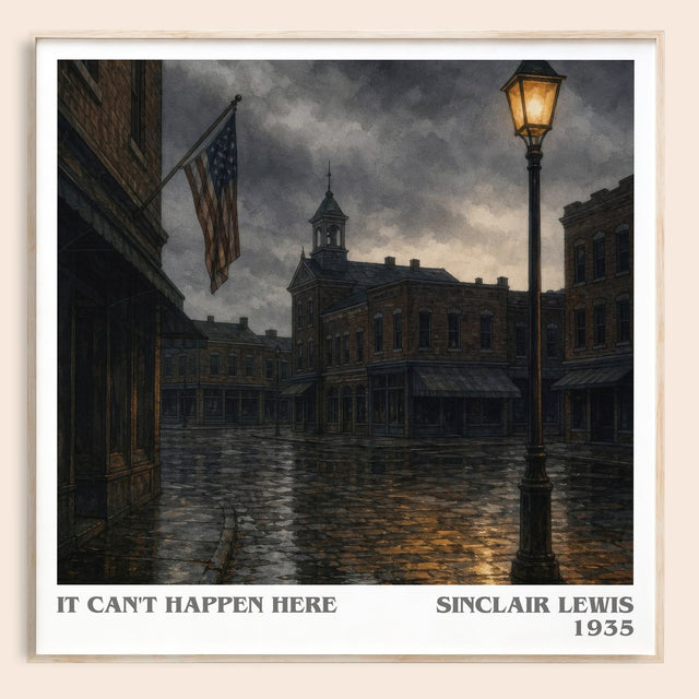 It Can'T Happen Here Literary Art Print by Sinclair Lewis