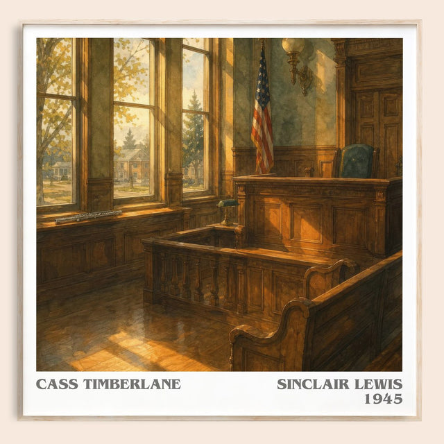 Cass Timberlane Literary Art Print by Sinclair Lewis