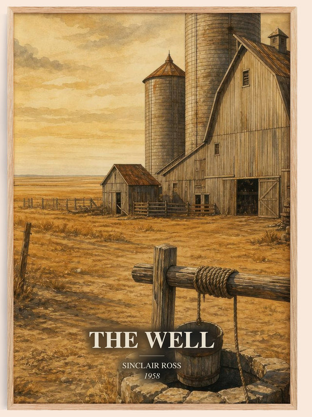 The Well Book Watercolour Illustration by Sinclair Ross