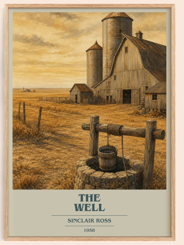 The Well Book Cover Poster by Sinclair Ross