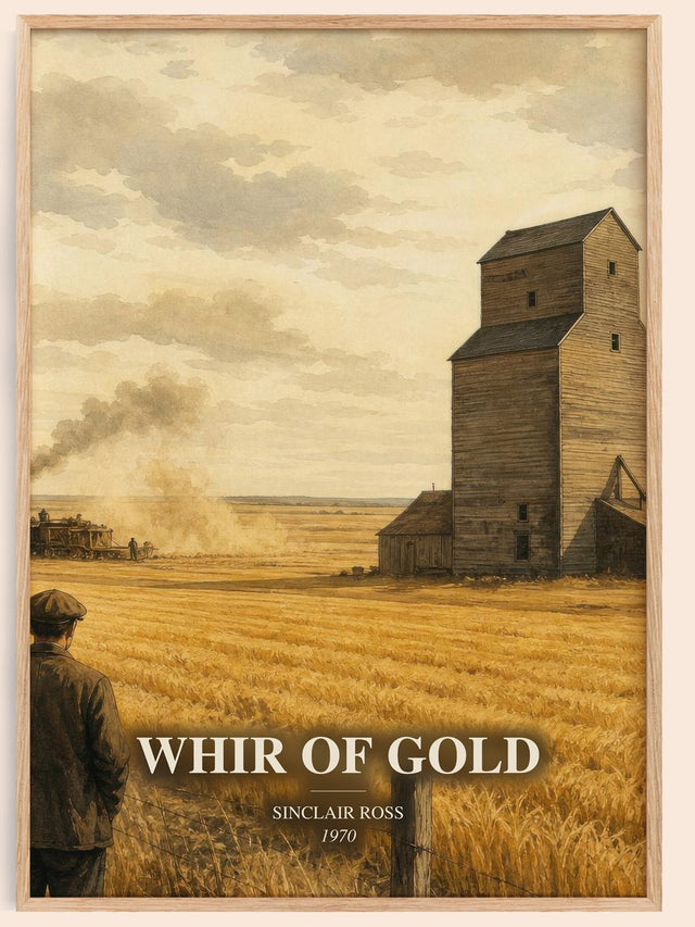 Whir Of Gold Book Watercolour Illustration by Sinclair Ross
