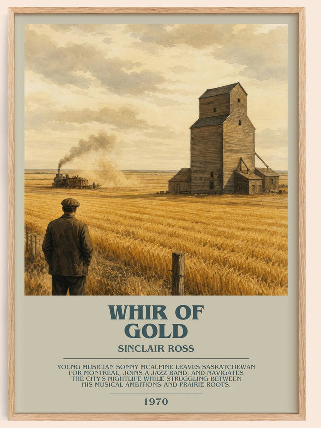 Whir Of Gold Bookish Wall Art by Sinclair Ross