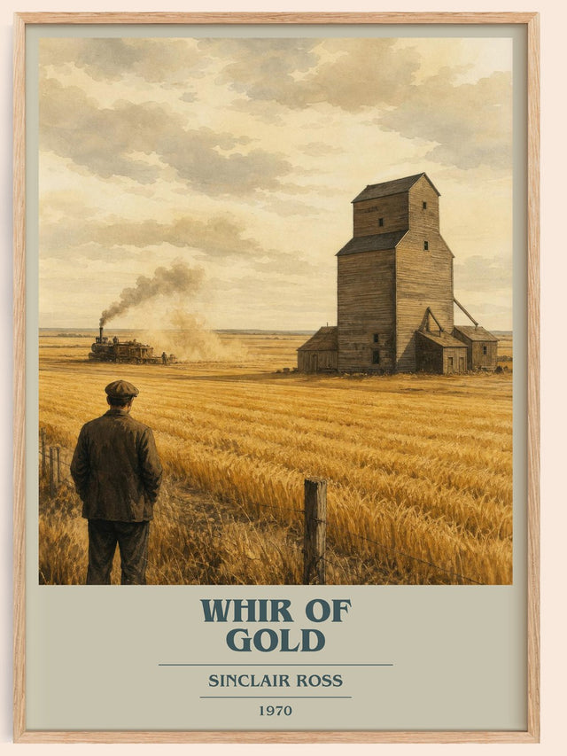 Whir Of Gold Book Cover Poster by Sinclair Ross