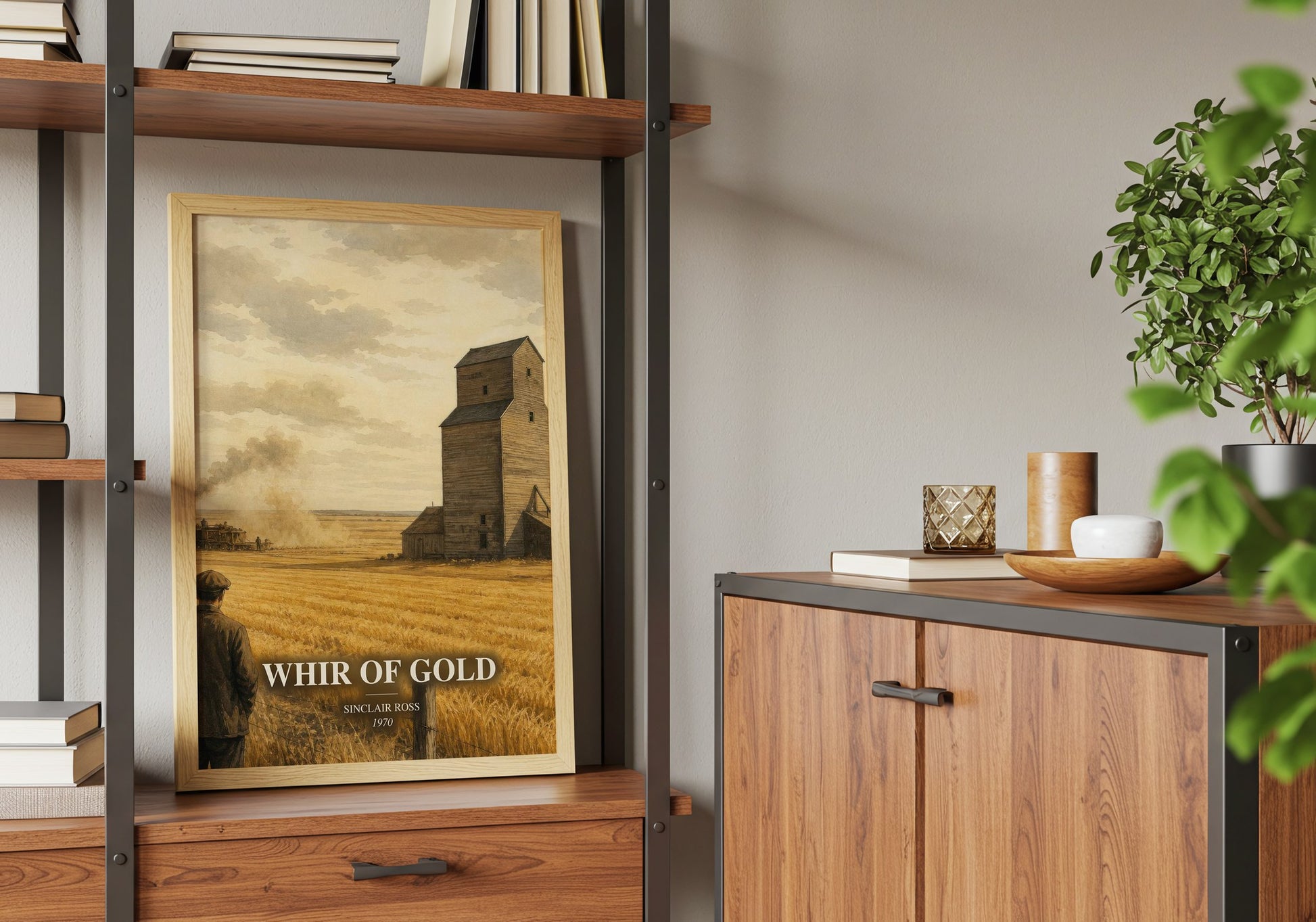 Whir Of Gold book watercolour illustration paper finish options – matte satin gloss