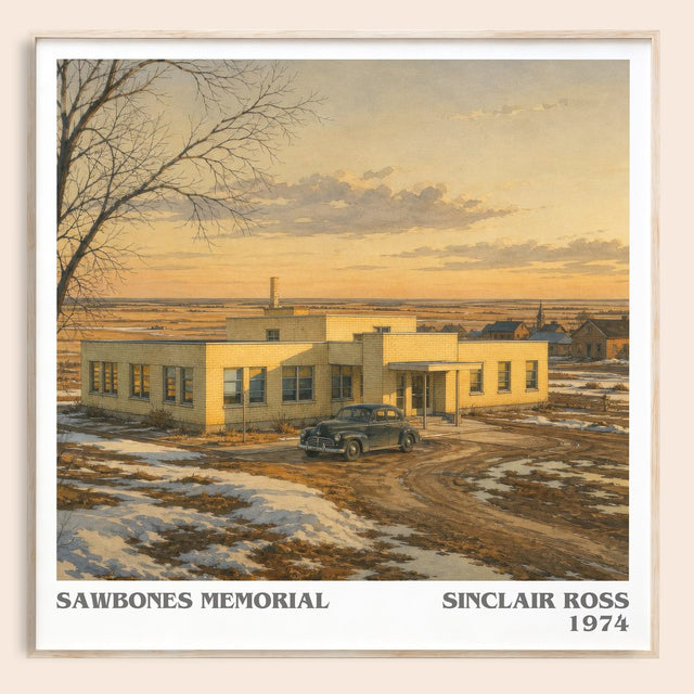Sawbones Memorial Literary Art Print by Sinclair Ross