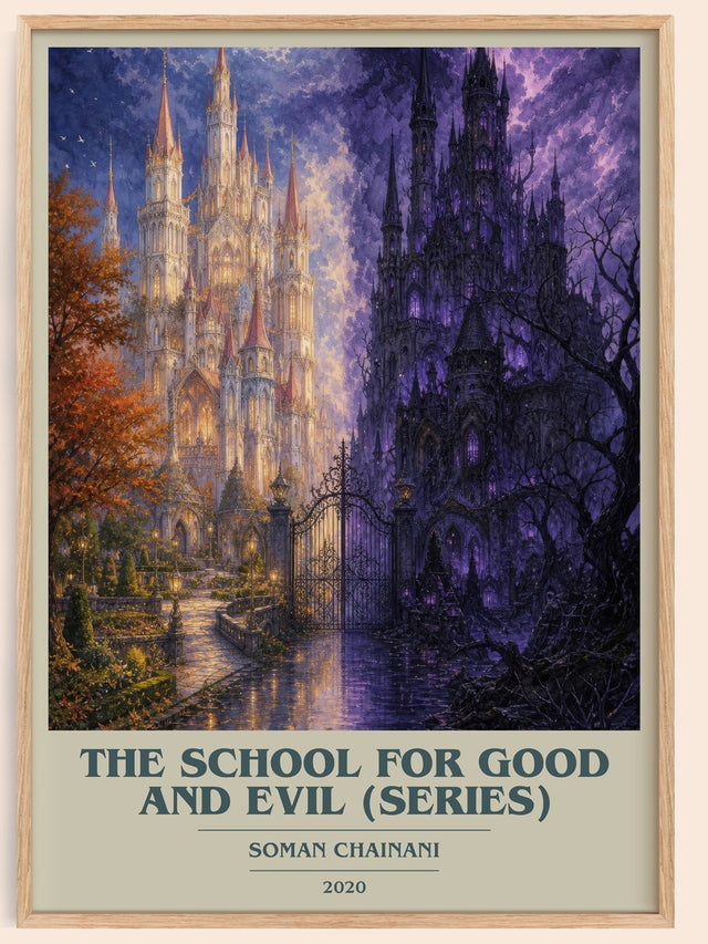 School For Good And Evil (Series) Book Cover Poster by Soman Chainani